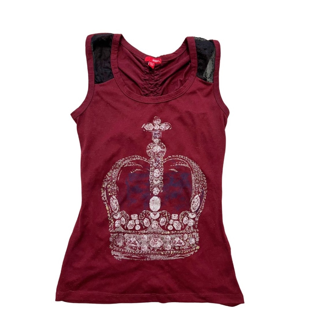 vintage y2k mcbling / scene / emo tank top < 3 !